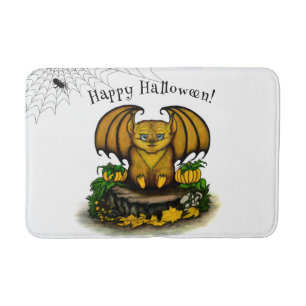  Cute Halloween Bat Bath Mat