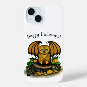 Cute Halloween Bat iPhone 15 Case