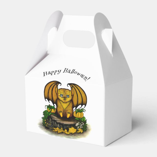  Cute Halloween Bat Favour Box (Front Side)