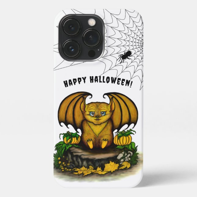 Cute Halloween Bat iPhone Case (Back)
