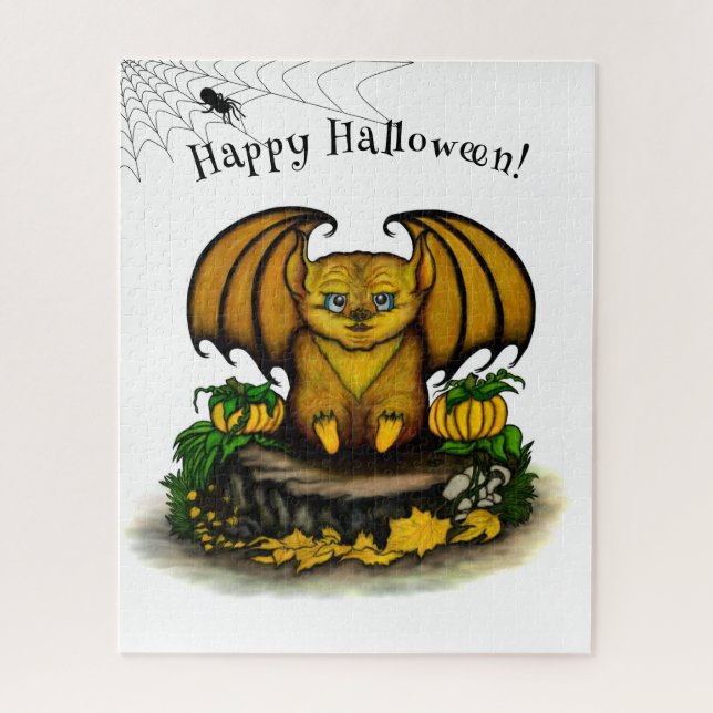  Cute Halloween Bat Jigsaw Puzzle (Vertical)