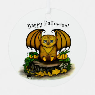  Cute Halloween Bat Metal Tree Decoration
