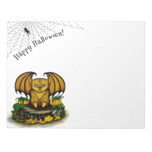 Cute Halloween Bat Notepad