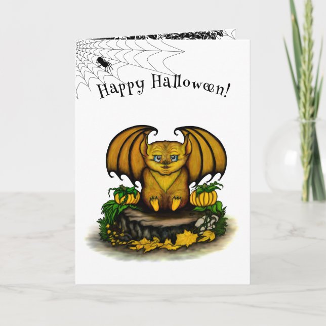  Cute Halloween Bat Programme (Front)