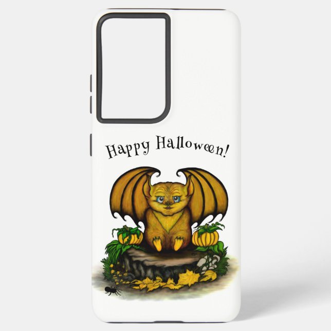  Cute Halloween Bat Samsung Galaxy S21 Ultra Case (Back)