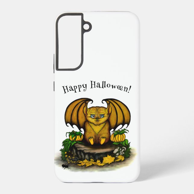  Cute Halloween Bat Samsung Galaxy S22+ Case (Back)