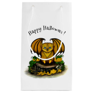 Cute Halloween Bat Small Gift Bag