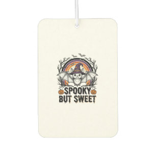Cute Halloween Bat Vintage Engraving Spooky Shirt  Car Air Freshener