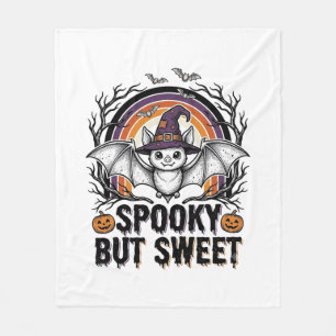 Cute Halloween Bat Vintage Engraving Spooky Shirt  Fleece Blanket