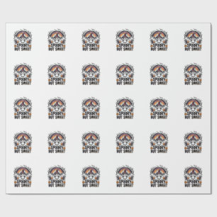 Cute Halloween Bat Vintage Engraving Spooky Shirt  Wrapping Paper