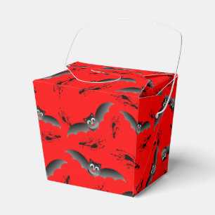 Cute Halloween Bats Favour Box