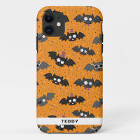 Cute Halloween Bats with Sunglasses and Hats