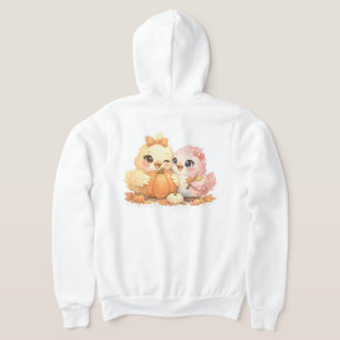 Cute Halloween Bird Friends Zip Hoodie