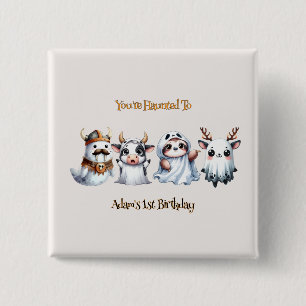 Cute Halloween Birthday 15 Cm Square Badge