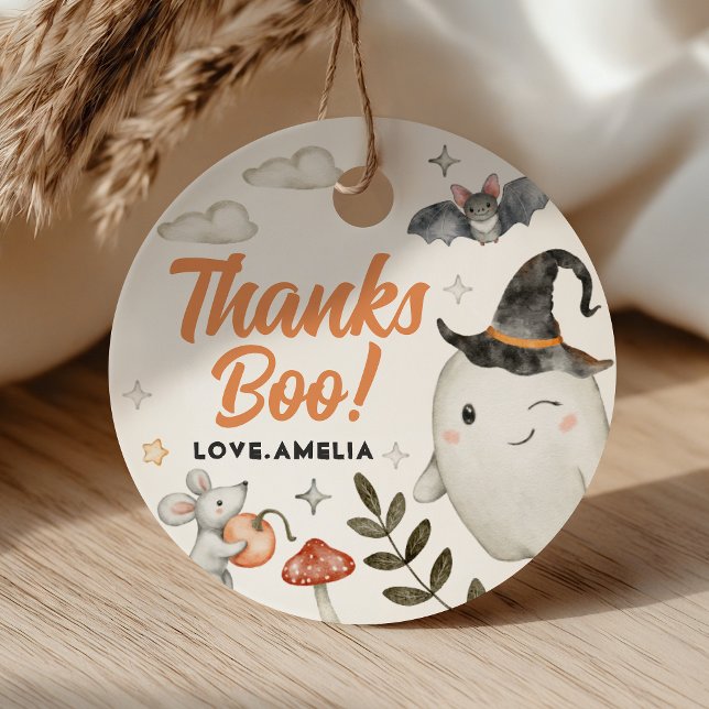 Cute Halloween Birthday Circle Favour Tags (Creator Uploaded)