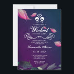 Cute Halloween Birthday Invitation – Pink & Black<br><div class="desc">Celebrate a spooktacular Sweet 16 with this pink Halloween birthday party invitation! Designed with a trendy pink and black colour palette, this invite is perfect for teens who want a costume party that’s more cute than creepy — and totally on theme for October. Featuring playful Halloween icons and bold typography,...</div>