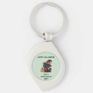Cute Halloween Black Cat 🎃🖤 Key Ring