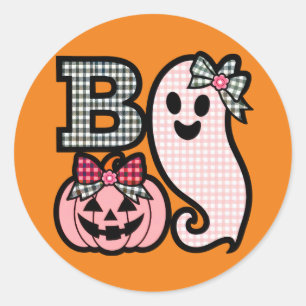 Cute Halloween Boo Sticker