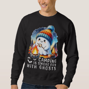 Cute Halloween Camping is Smore Fun With Ghosts Sweatshirt