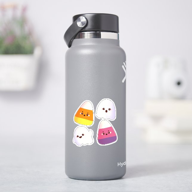 Cute Halloween Candy And Ghost Pattern (HydroFlask)