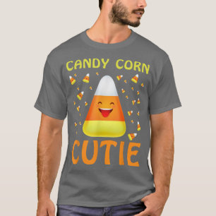 Cute Halloween Candy Corn Cutie Girls Boys Kids 14 T-Shirt