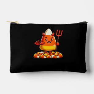 Cute Halloween candy corn monster Accessory Pouch