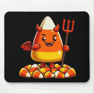 Cute Halloween candy corn monster Mouse Mat