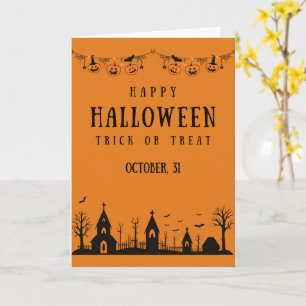 Cute Halloween Cards Ghosts, Pumpkins