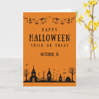 Cute Halloween Cards Ghosts, Pumpkins