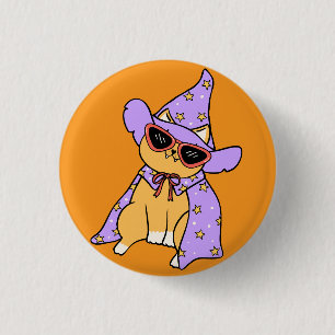 Cute Halloween Cat 3 Cm Round Badge