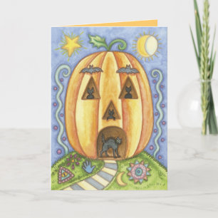 Cute Halloween Cat Cards