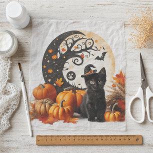 Cute Halloween Cat Moon Pumpkin Tissue Paper
