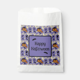 Cute Halloween Cats, Bats and Stars Favour Bags