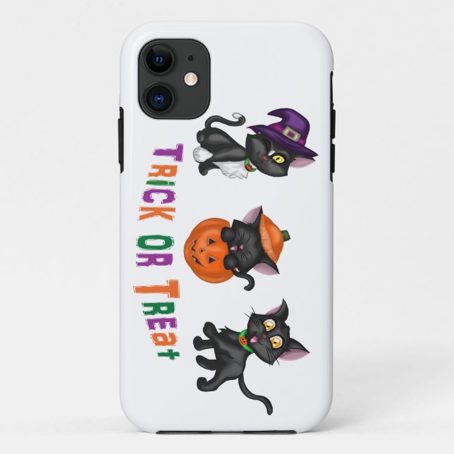 Cute Halloween Cats Case-Mate iPhone Case (Back)