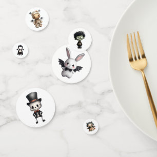 Cute Halloween Characters Confetti
