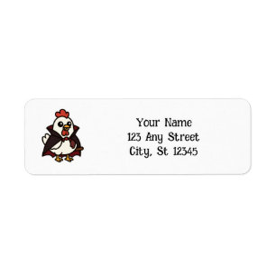 Cute Halloween Chicken Vampire