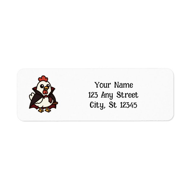 Cute Halloween Chicken Vampire (Front)
