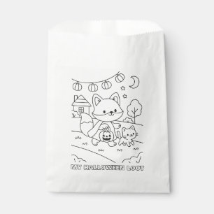 Cute Halloween Colouring Kids Activity My Loot Favour Bags