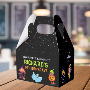 Cute Halloween Costume Modern Birthday Party  Favour Box