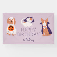 Cute Halloween Costume Pets Birthday Party