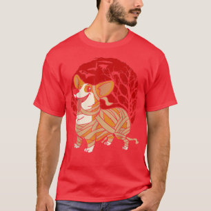 Cute Halloween Costume Welsh Corgi Mummy Corgi Lov T-Shirt