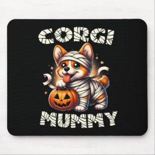Cute Halloween Costume Welsh Corgi Mummy Dog Lover Mouse Mat