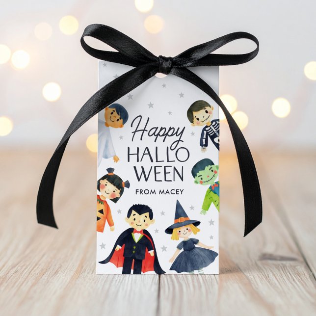 Cute Halloween Costumes Gift Tags (Creator Uploaded)