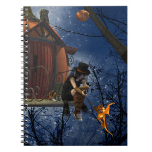 Cute Halloween Creature Encounter Notebook