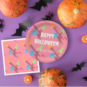 Cute Halloween customisable Paper Plate