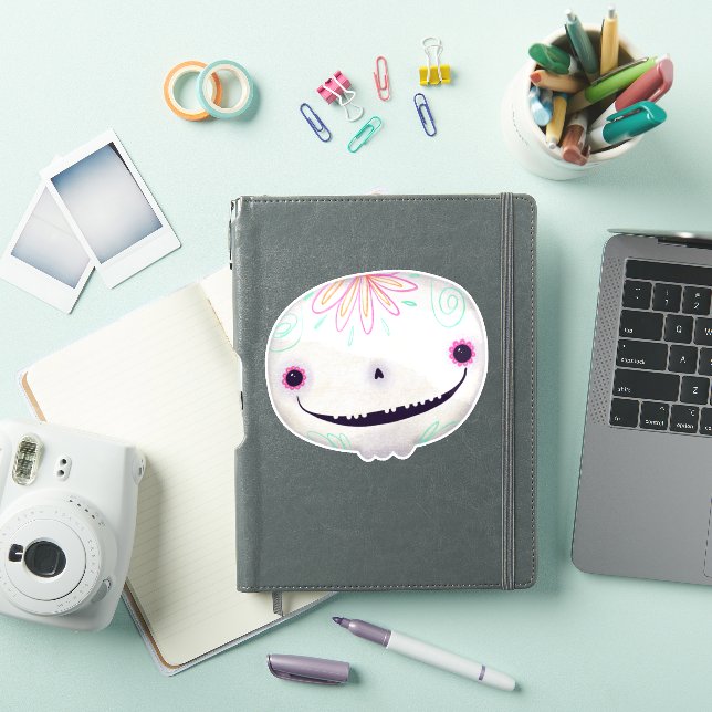 Cute Halloween Decoration Spooky Sugar SKull (iPad Cover)