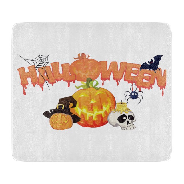 Cute Halloween Decorations Cutting Board (Front)