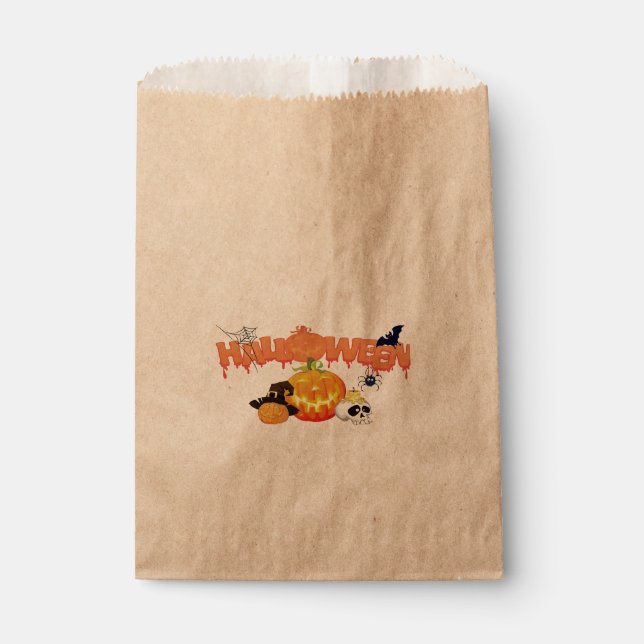 Cute Halloween Decorations Favour Bags (Front)