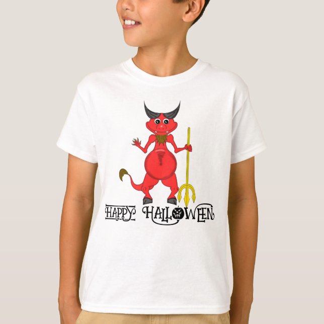Cute Halloween Demon T-Shirt (Front)