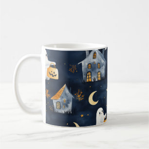 Cute Halloween design with ghosts and pumpkins Coffee Mug